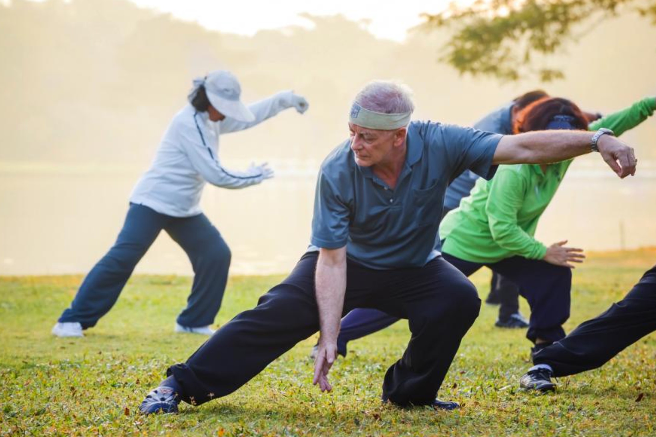 Peaceful Tai Chi practice session